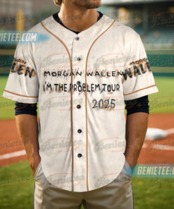 Alternative view of Morgan Wallen "I'm The Problem" Tour 2025 Concert Jersey