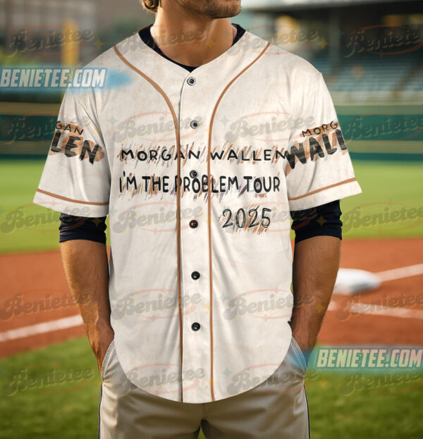 Alternative view of Morgan Wallen "I'm The Problem" Tour 2025 Concert Jersey