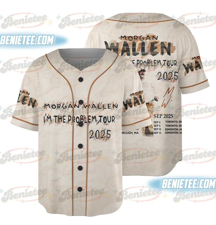 Morgan Wallen "I'm The Problem" Tour 2025 Concert Jersey