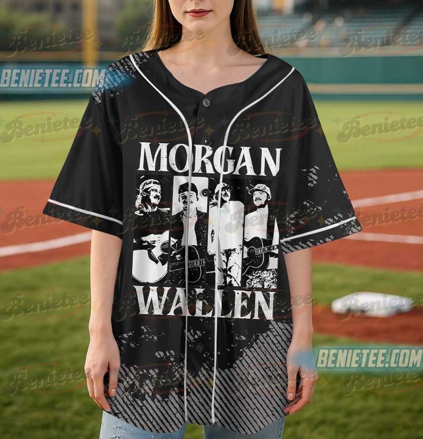 Vintage Wallen Jersey Shirt, Country Music Morgan Baseball Jersey - Image 4