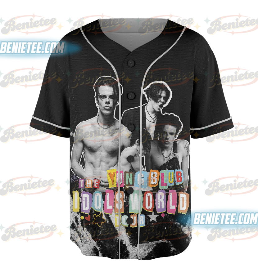 Yungblud 2025 Concert Baseball Jersey, 2025 Yungblud Idols World Tour Jersey, Yungblud Idols Shirt, Yungblud Fan Gift, Yungblud Merch, Yungblud Shirt - Image 5