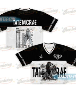 Tate McRae Concert Football Jersey Croptop, Miss Possessive Tour 2025 Tate McRae Shirt, Tate McRae Merch, Tate McRae Tour Shirt, Tate McRae Fans Gift Shirt