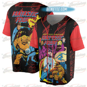 Fantastic Four Jersey, Vintage Fantastic Four First Steps Jersey, Fantastic 4 Comic Reed Richards Sue Storm Tee