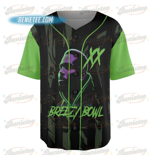 Alternative view of Retro Chris Brown Baseball Jersey