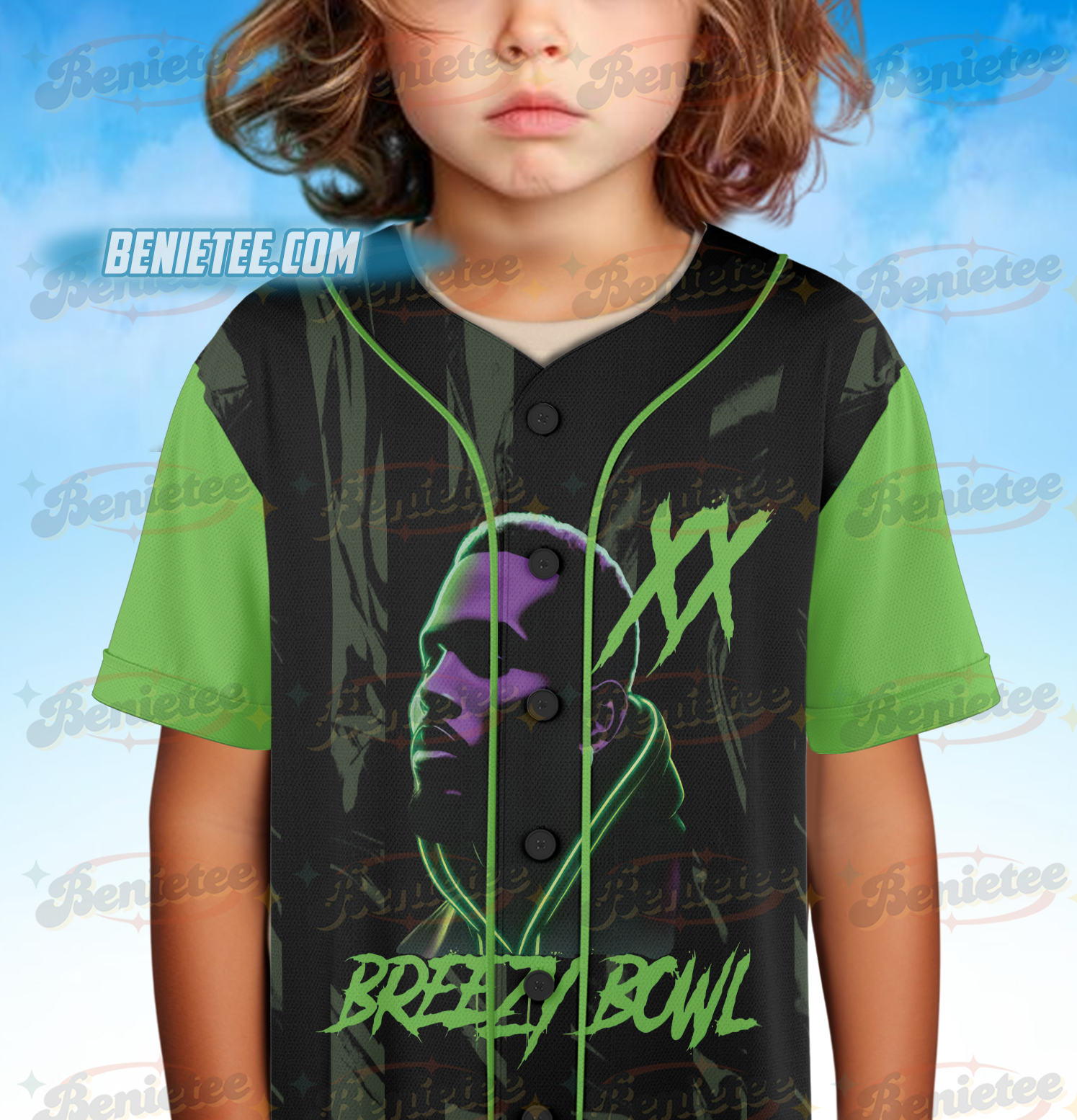 Retro Chris Brown Baseball Jersey - Image 5