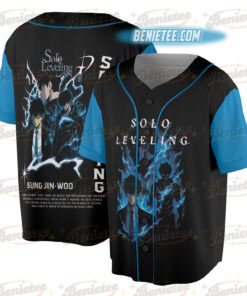 Alternative view of Solo Leveling newest Graphic Baseball Jersey