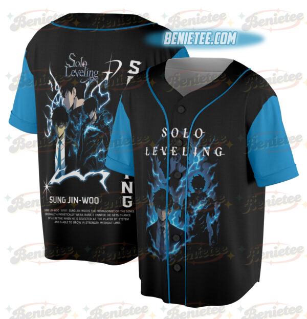 Alternative view of Solo Leveling newest Graphic Baseball Jersey