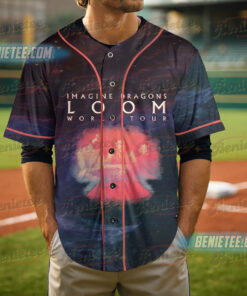 Alternative view of Loom Tour 2025 New Album Hip Hop Style Baseball Jersey
