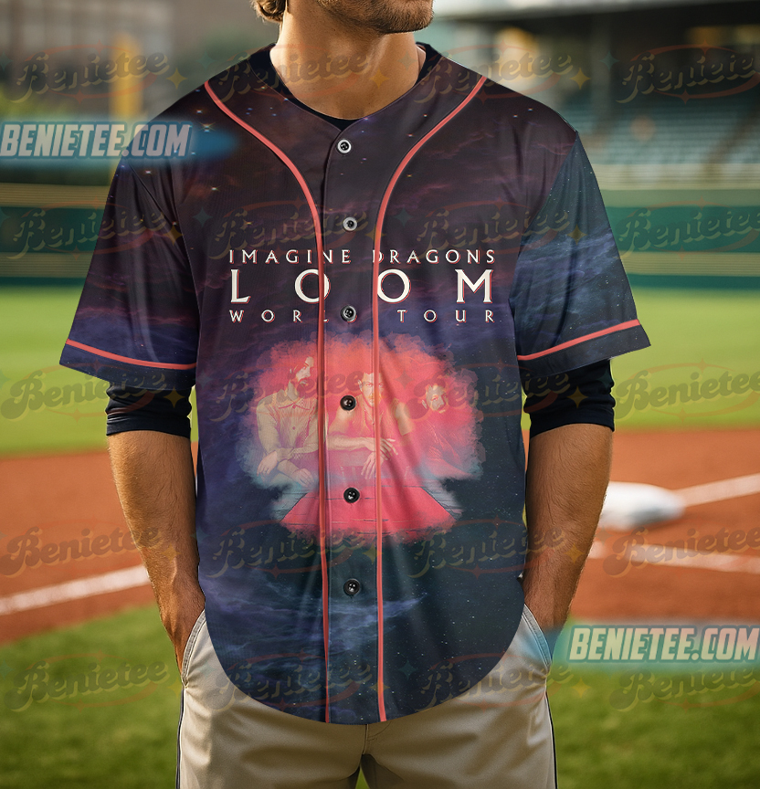 Loom Tour 2025 New Album Hip Hop Style Baseball Jersey - Image 2