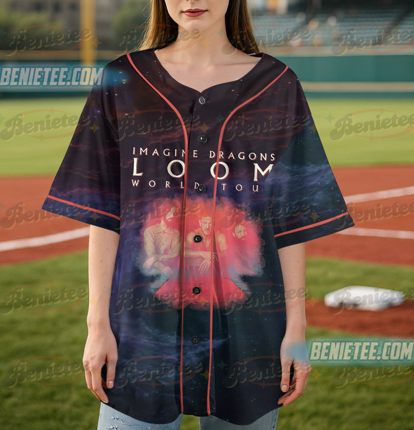 Loom Tour 2025 New Album Hip Hop Style Baseball Jersey - Image 3