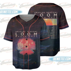 Loom Tour 2025 New Album Hip Hop Style Baseball Jersey