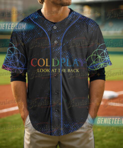 Alternative view of Coldplay Music Spheres Tour Baseball Jersey, Unisex Moonlight Graphic Jersey, Concert Merch Fan Gift, Band Tour Apparel