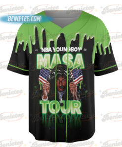Alternative view of Youngboy Masa Tour Jersey, Rap Hip Hop Music Jersey