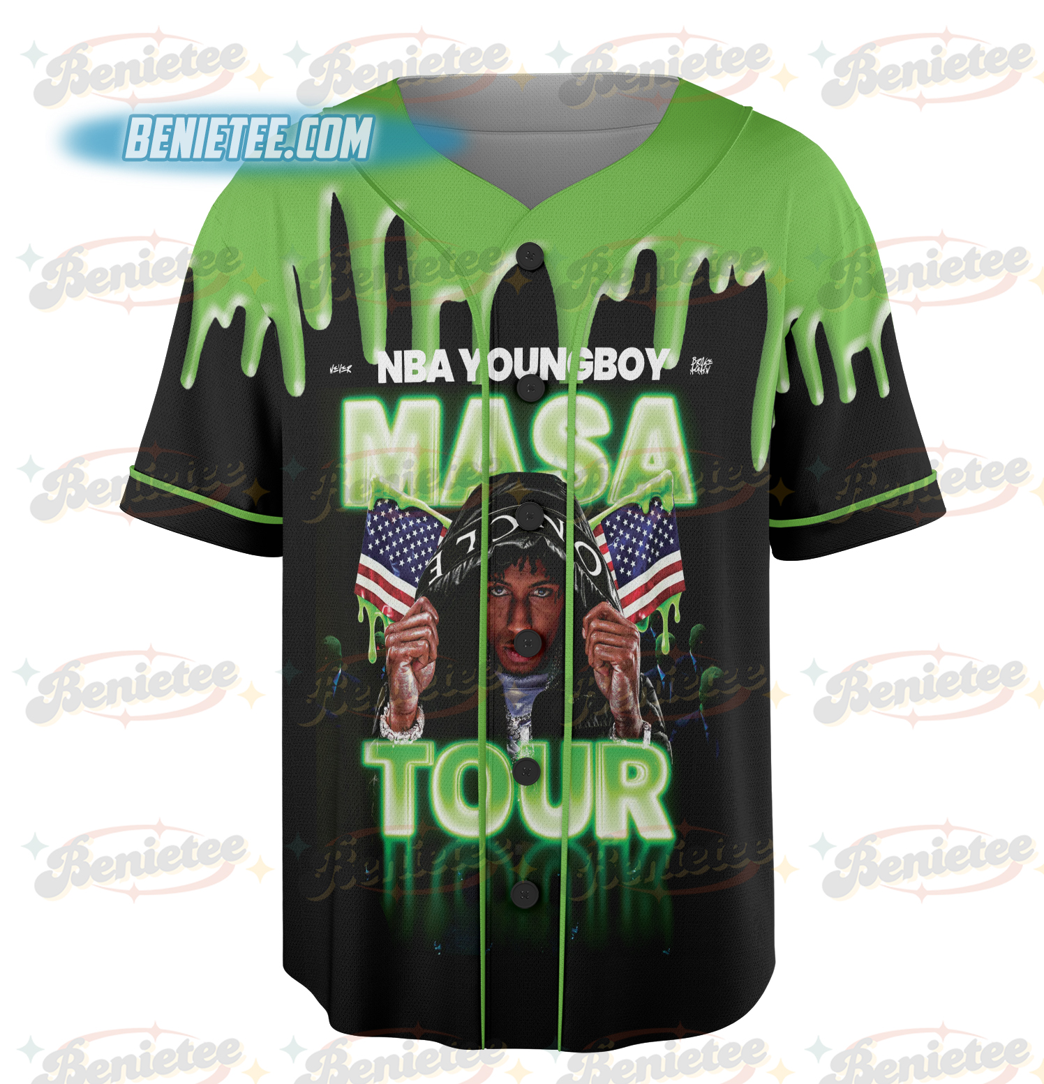 Youngboy Masa Tour Jersey, Rap Hip Hop Music Jersey - Image 2