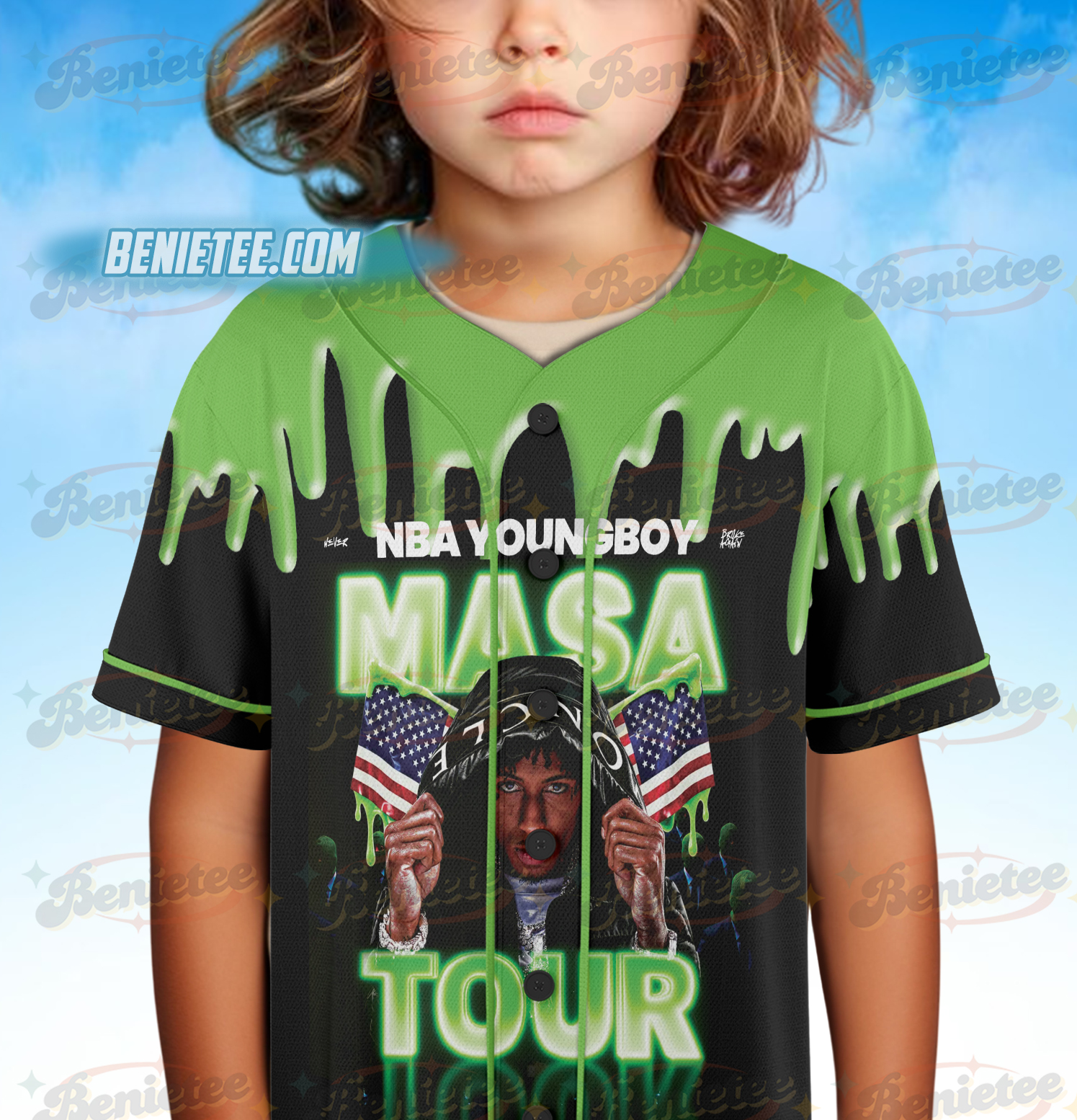 Youngboy Masa Tour Jersey, Rap Hip Hop Music Jersey - Image 5