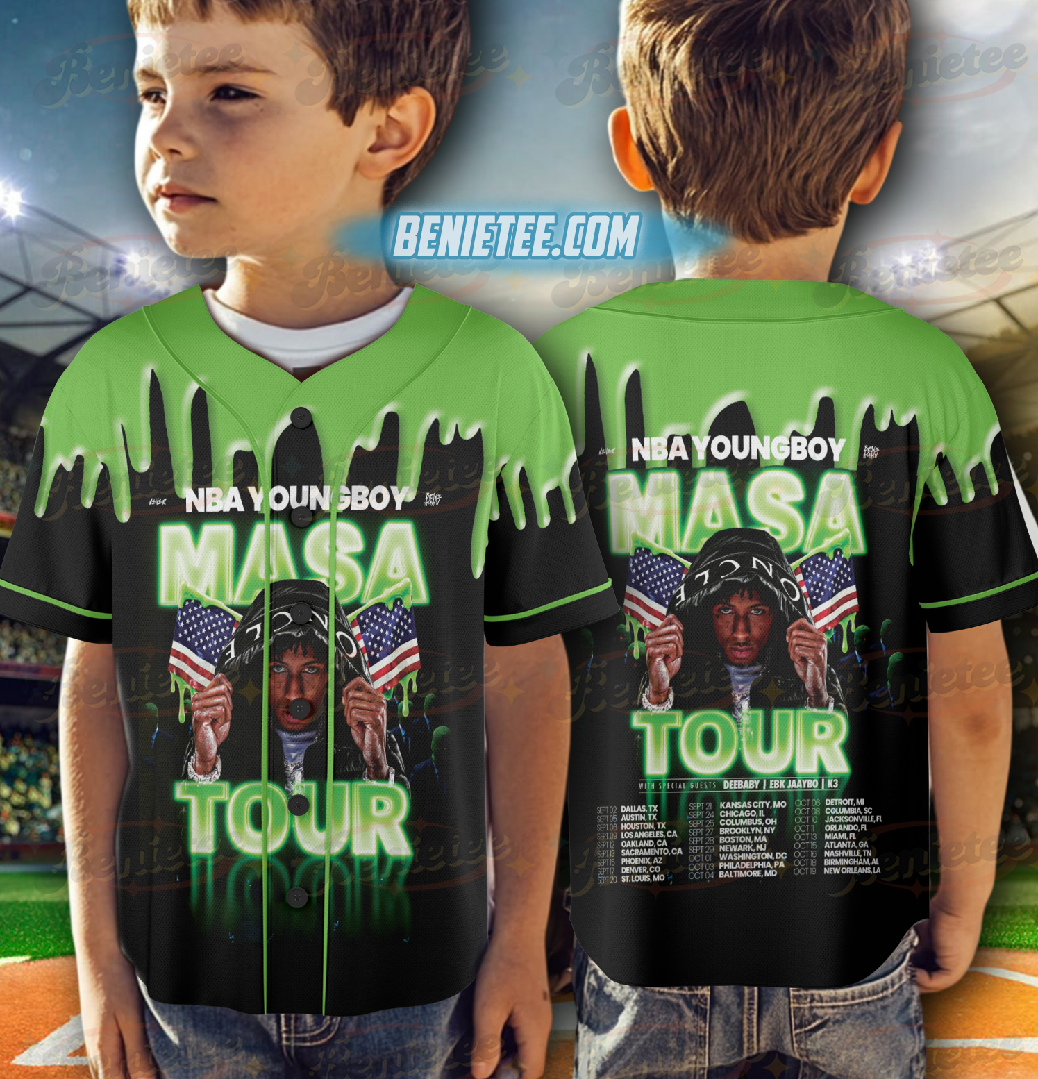 Youngboy Masa Tour Jersey, Rap Hip Hop Music Jersey - Image 6