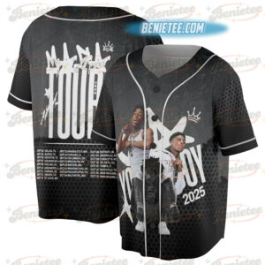 NBA Youngboy Masa Tour Baseball Jersey