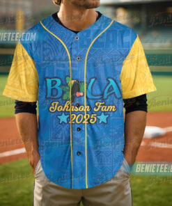 Alternative view of Vintage Fijian Baseball Jersey, Cool Island Pride Jersey