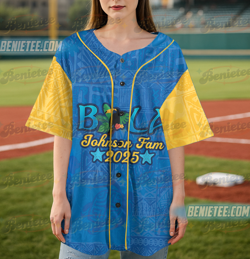 Vintage Fijian Baseball Jersey, Cool Island Pride Jersey - Image 4