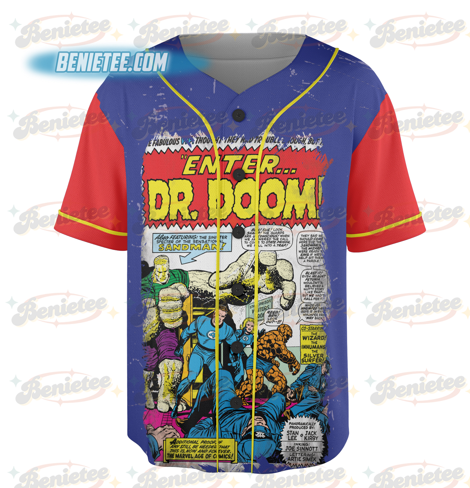Fantastic Four Jersey, Limited Edition Jersey,Doctor Doom and the Silver Surfer - Image 2