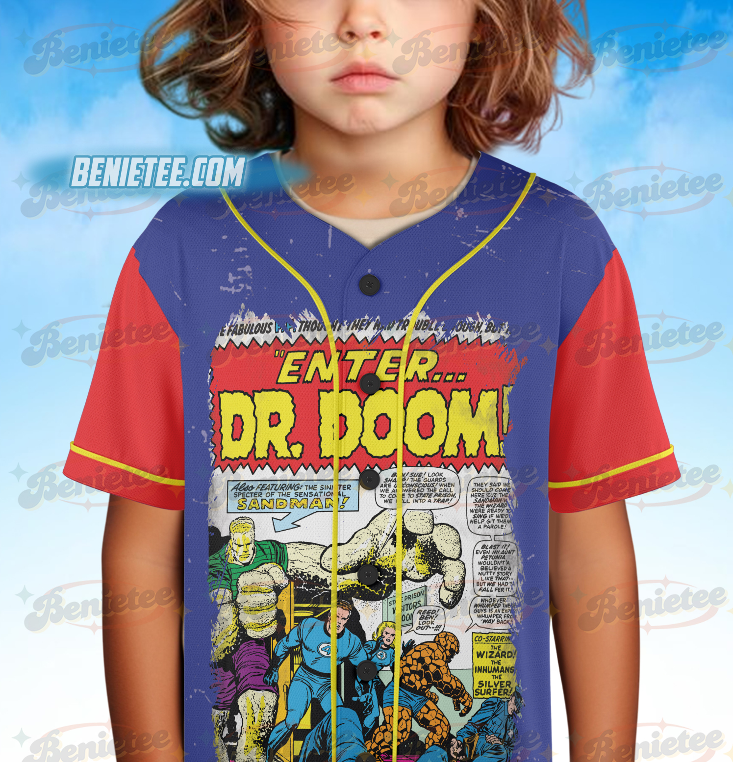 Fantastic Four Jersey, Limited Edition Jersey,Doctor Doom and the Silver Surfer - Image 5