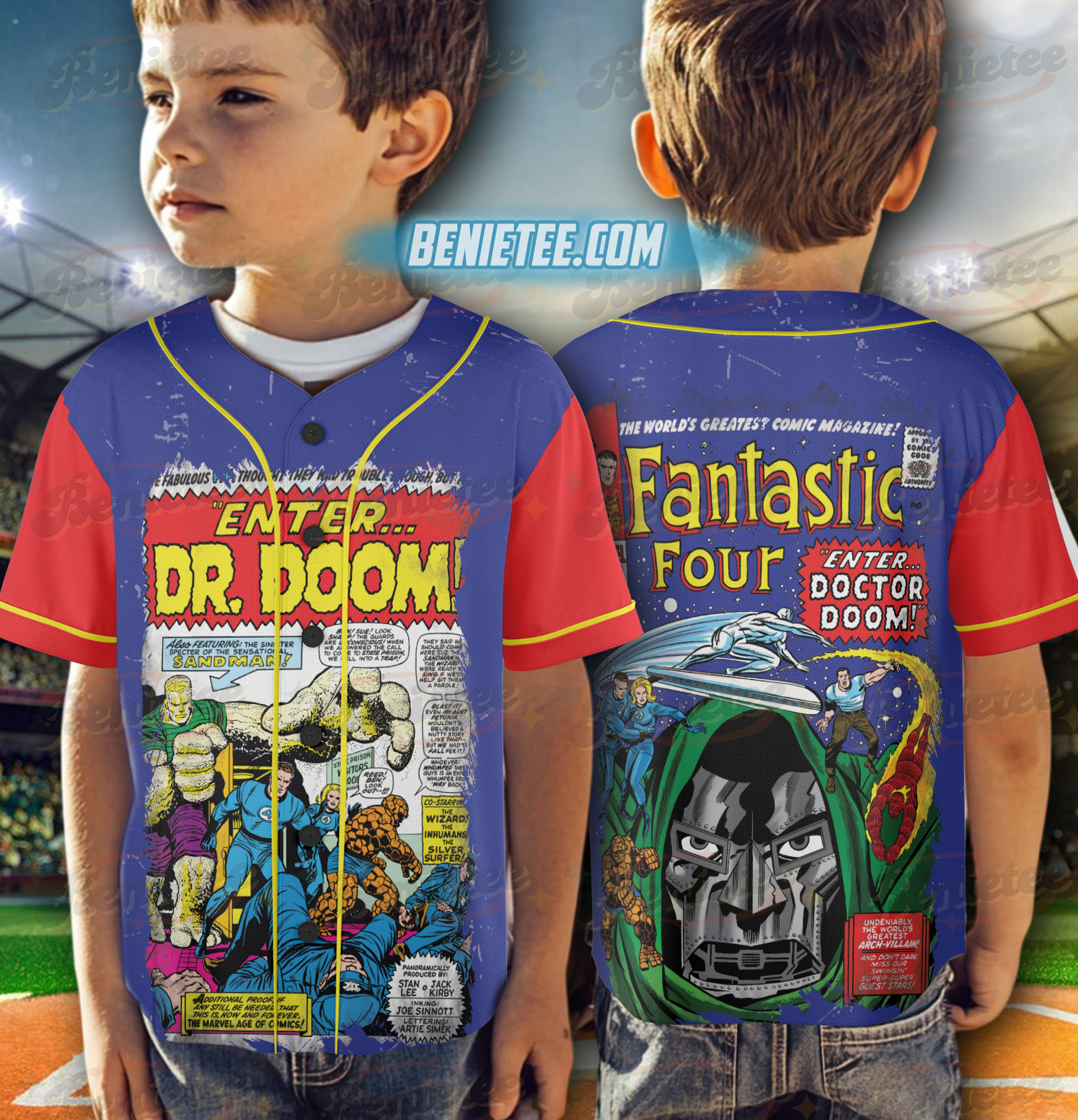 Fantastic Four Jersey, Limited Edition Jersey,Doctor Doom and the Silver Surfer - Image 6