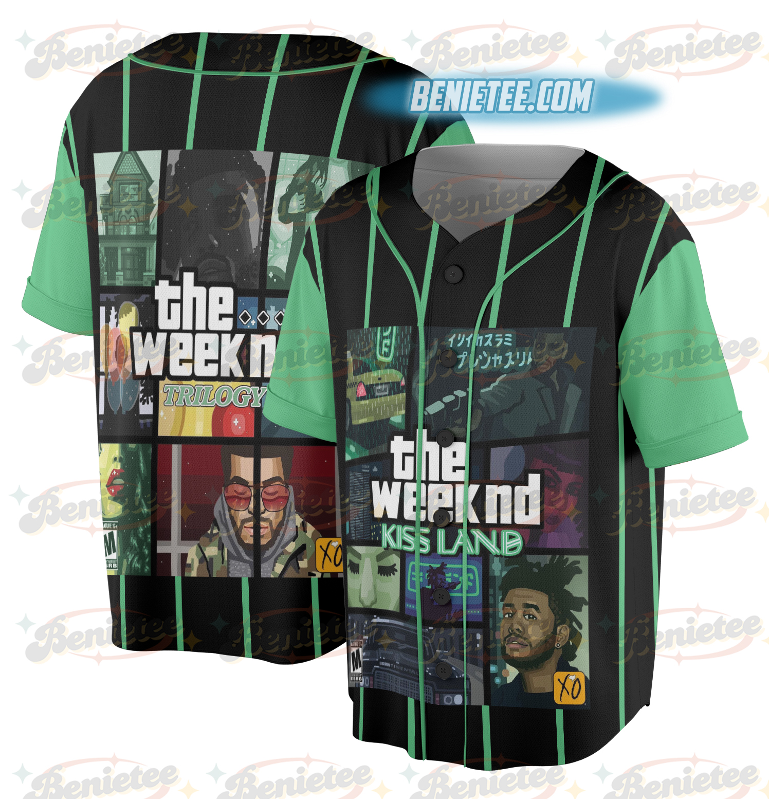 The Weeknd XO Tour 2025 Baseball Jersey