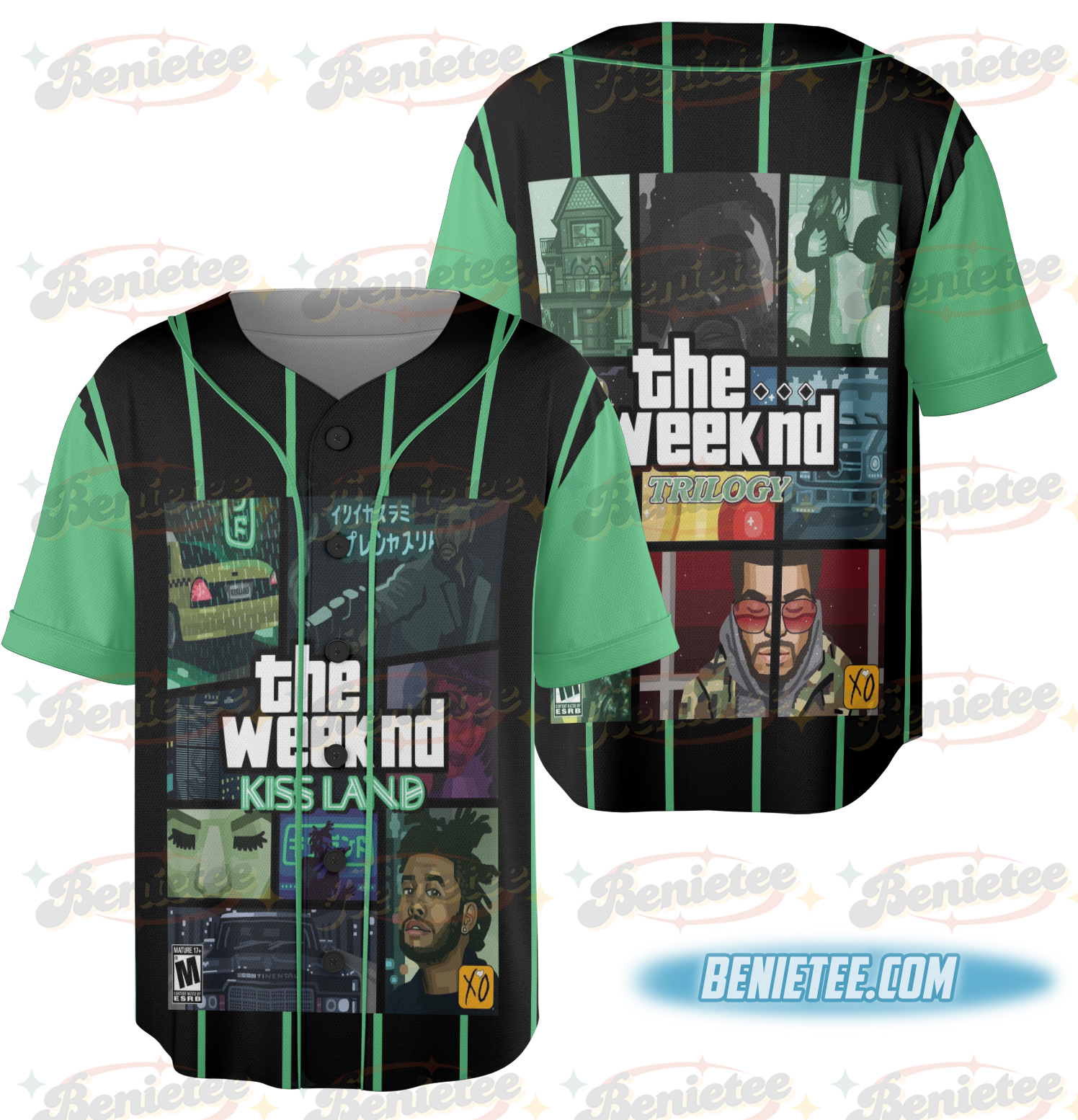 The Weeknd XO Tour 2025 Baseball Jersey - Image 3