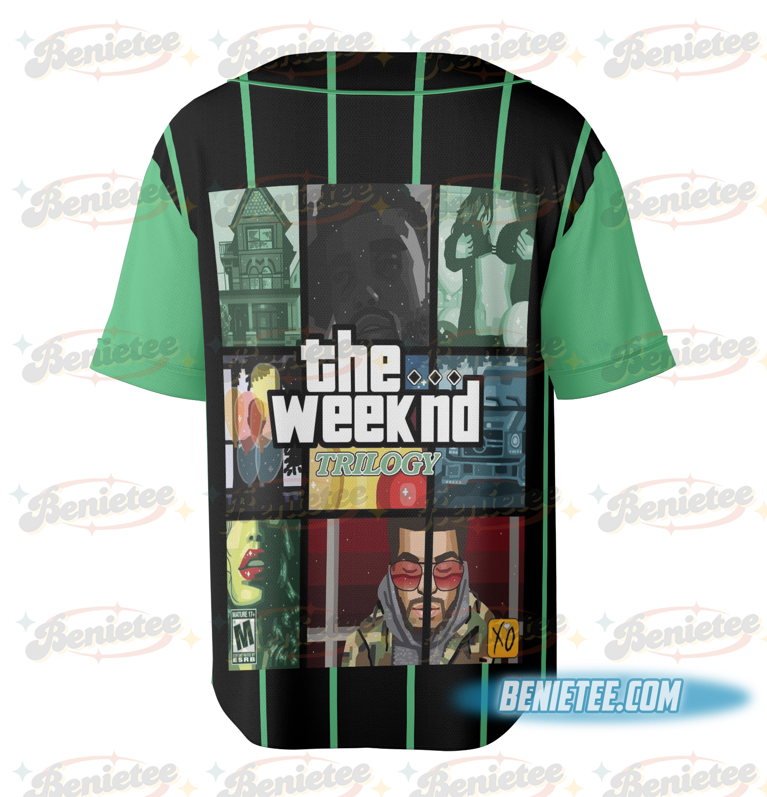 The Weeknd XO Tour 2025 Baseball Jersey - Image 4