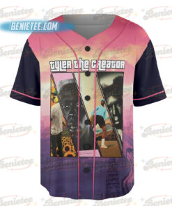 Alternative view of Tyler The Creator Tour 2025 Baseball Jersey
