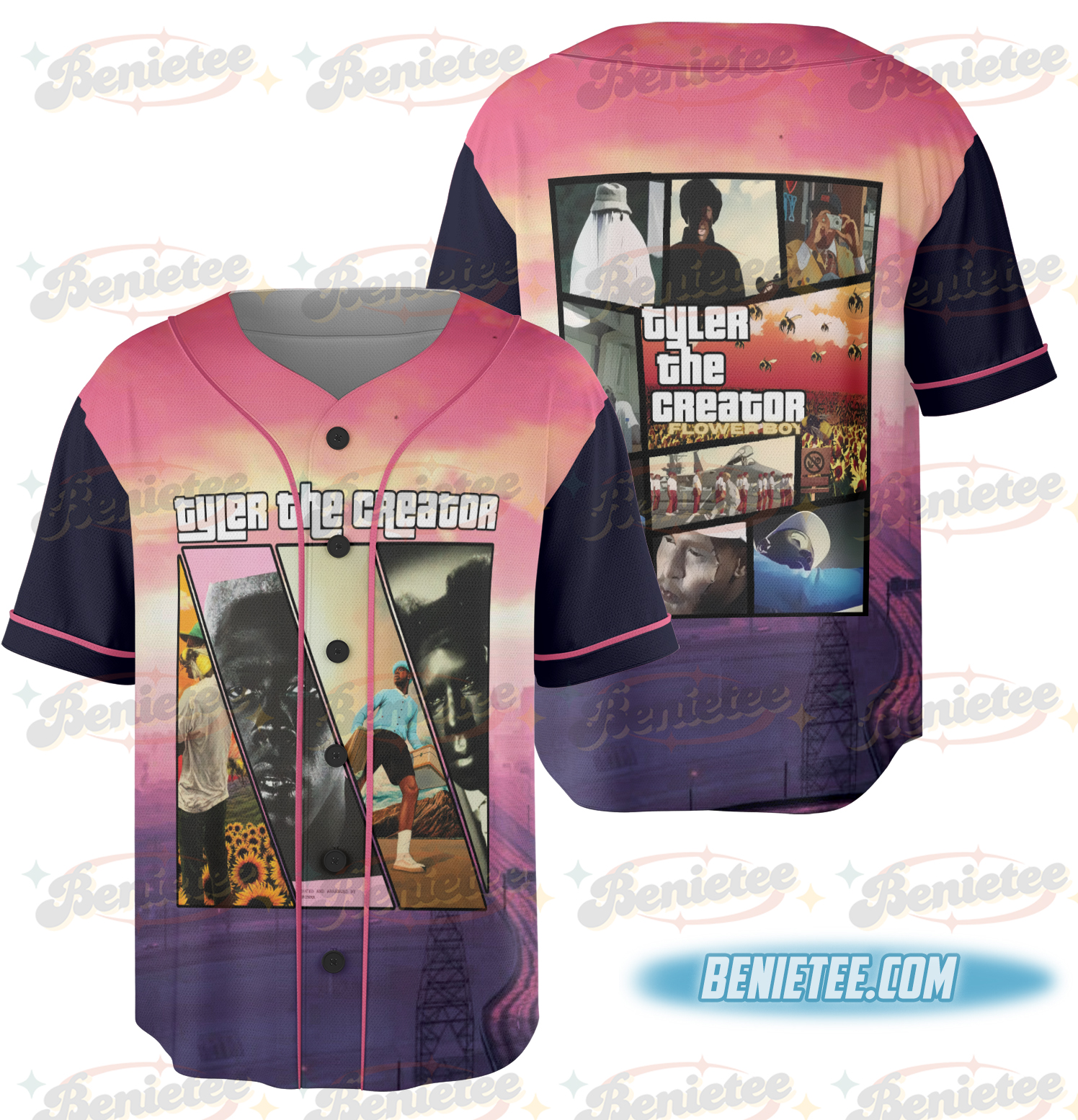 Tyler The Creator Tour 2025 Baseball Jersey - Image 3