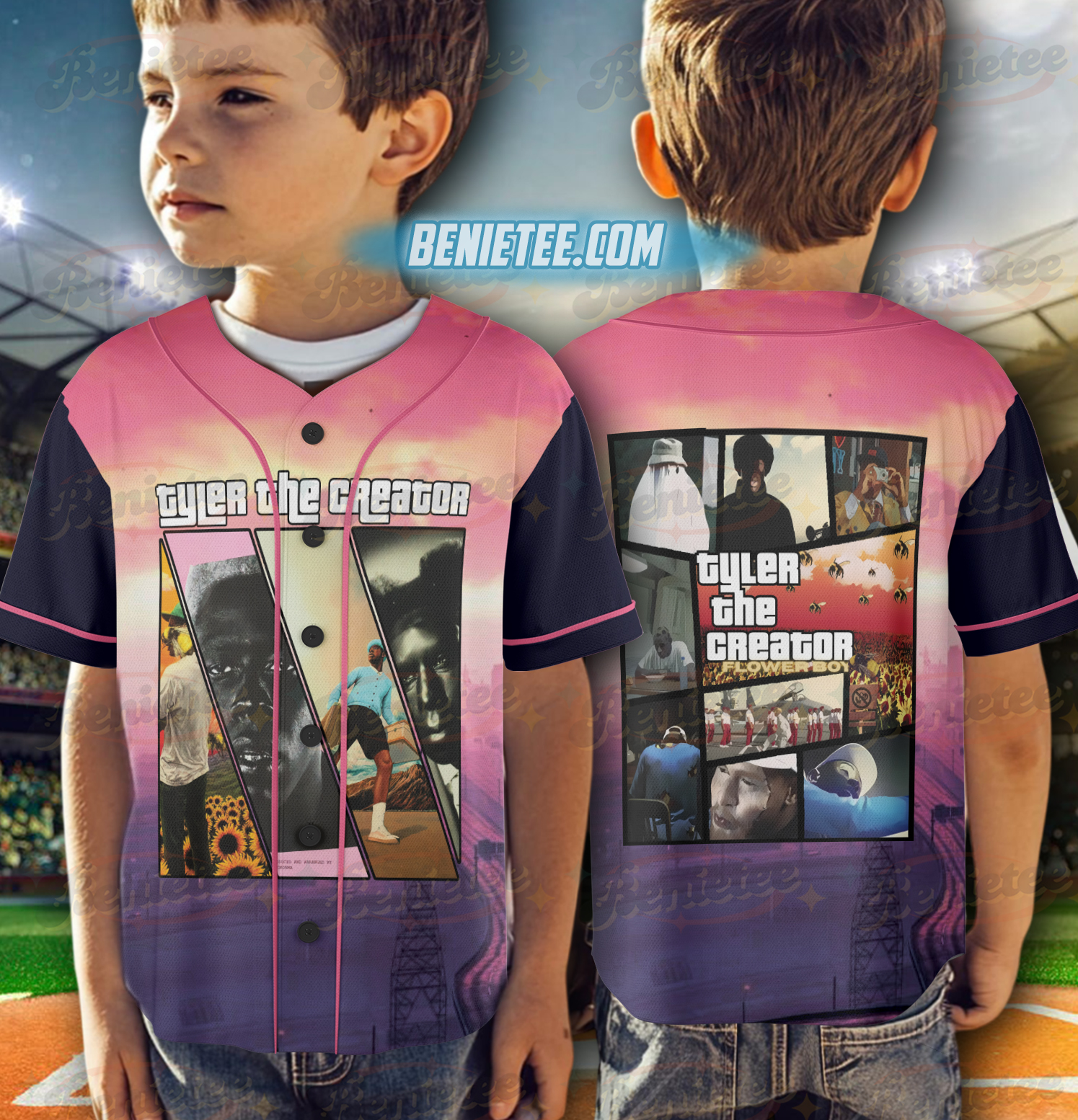 Tyler The Creator Tour 2025 Baseball Jersey - Image 6