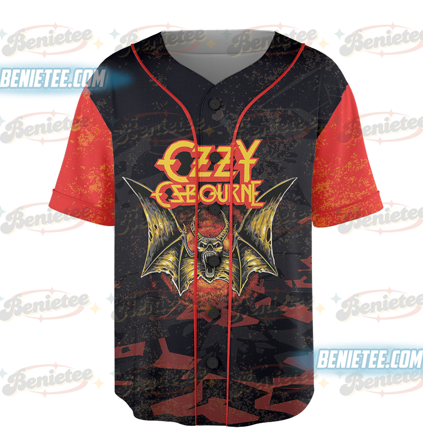 Trendy Ozzy Osbourne Mama I'm Coming Home Shirt, RIP Ozzy Osbourne Baseball Jersey, Prince of Darkness Tee, Heavy Metal Lovers Tee - Image 5