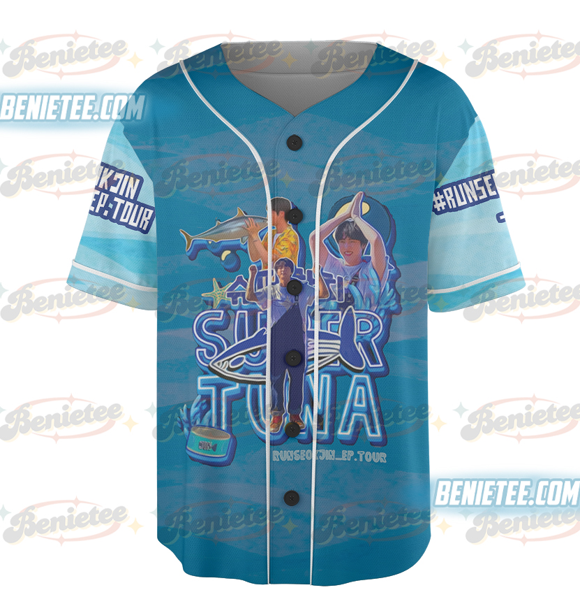 Super Tuna Baseball Jersey, Tuna Fish Baseball Jersey, Jin Super Tuna Shirt - Image 4