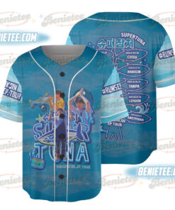 Super Tuna Baseball Jersey, Tuna Fish Baseball Jersey, Jin Super Tuna Shirt