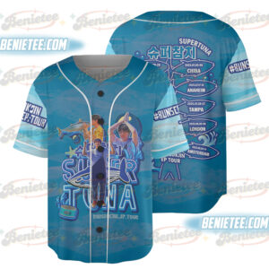 Super Tuna Baseball Jersey, Tuna Fish Baseball Jersey, Jin Super Tuna Shirt