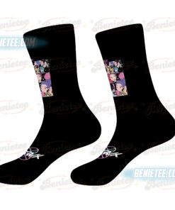 Alternative view of Kpop Demon Hunters Socks, Huntrix Girl Socks, Kpop Idol Group Socks, Mira, Rumi, Joey Shirt,Demon Hunter Merch, Gift
