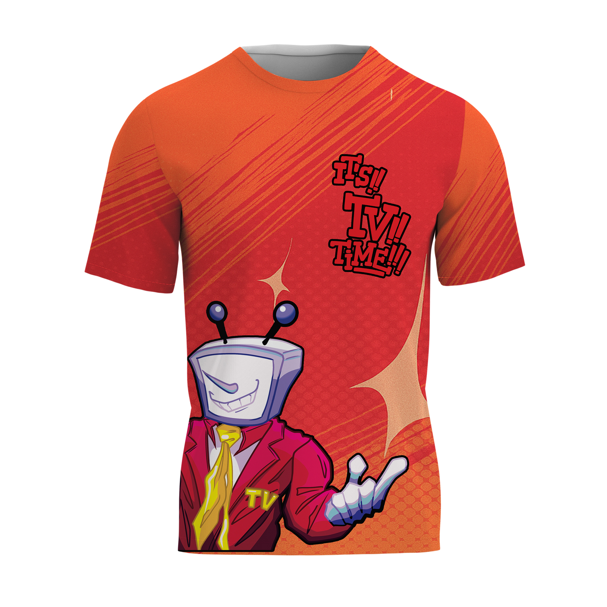 Tenna Deltarune Game Matching Tee 3D, It's TV Time Shirt 3D - Image 3