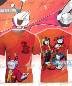 Tenna Deltarune Game Matching Tee 3D, It's TV Time Shirt 3D
