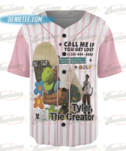 Alternative view of Tyler The Creator Funny Baseball Jersey
