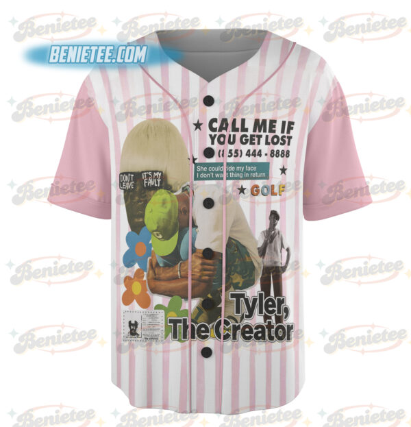 Alternative view of Tyler The Creator Funny Baseball Jersey