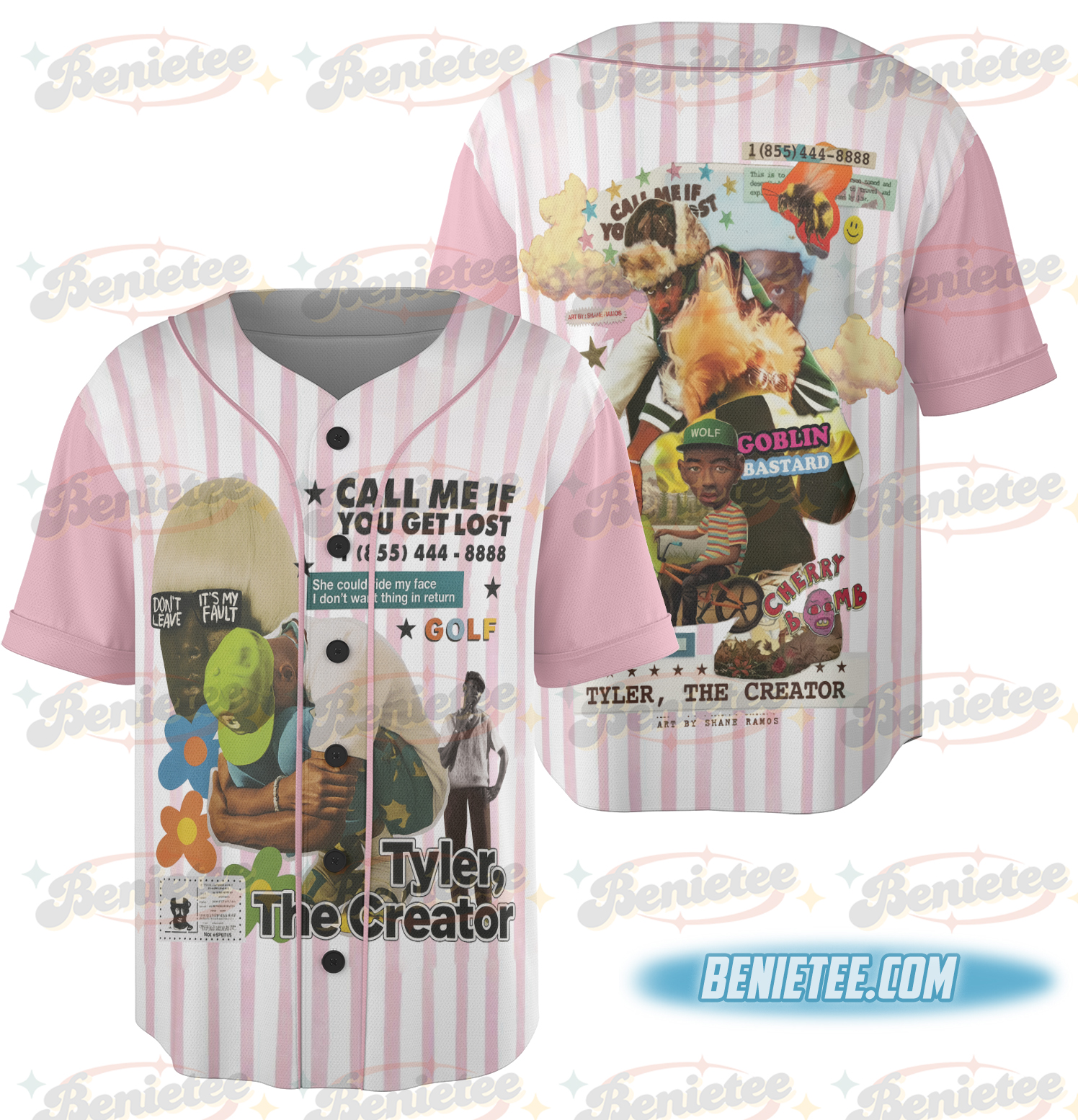 Tyler The Creator Funny Baseball Jersey - Image 3