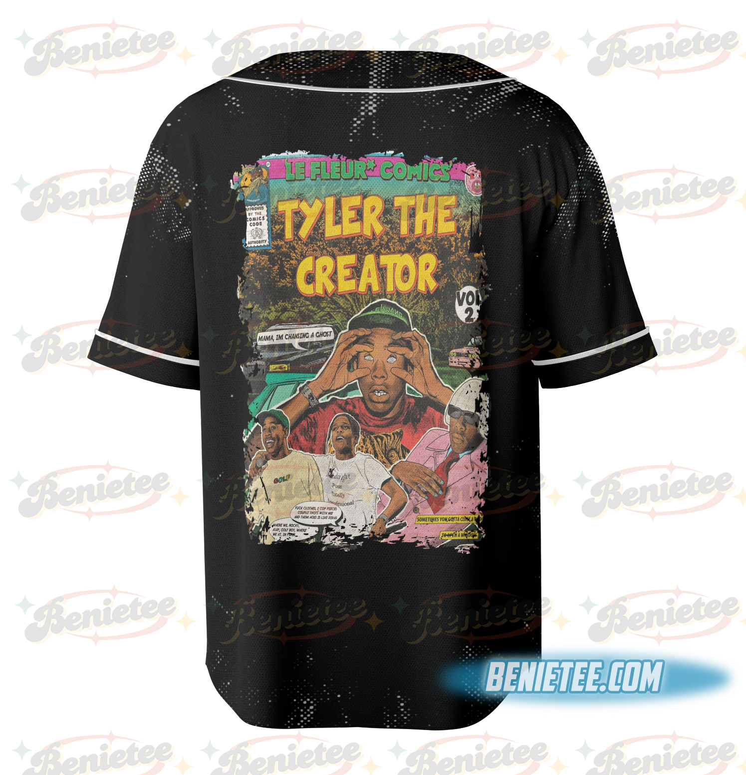 Rapper Baseball Jersey, Retro & New Album Jersey, Chromakopia Rap Lover Gift - Image 4