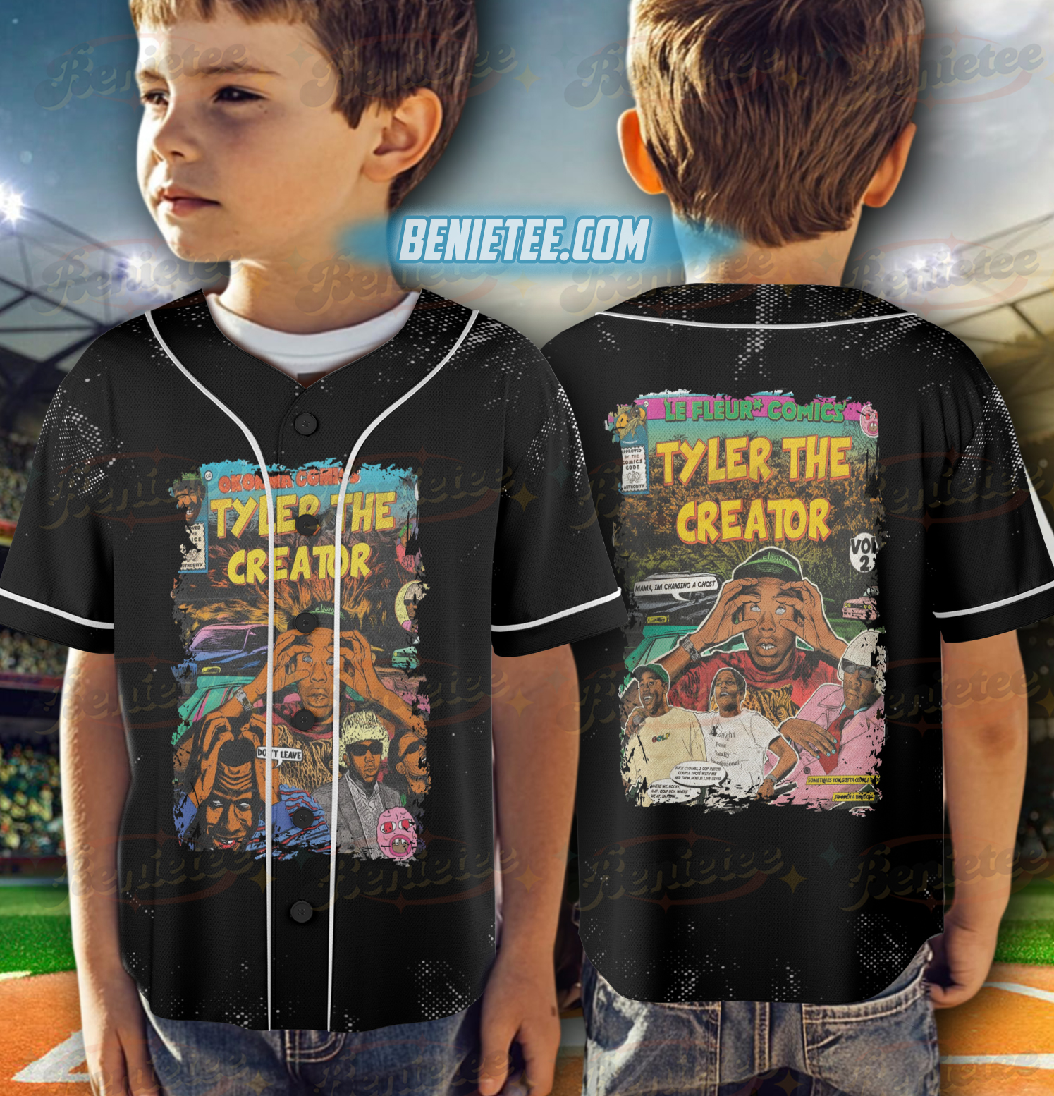 Rapper Baseball Jersey, Retro & New Album Jersey, Chromakopia Rap Lover Gift - Image 6