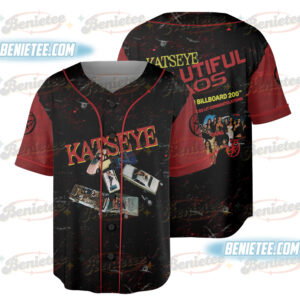Vintage Katseye Beautiful Chaos Tracklist Baseball Jersey, Kpop Katseye Jersey, Katseye Gnarly Shirt, Katseye Tour Shirt, Katseye Soft is Strong