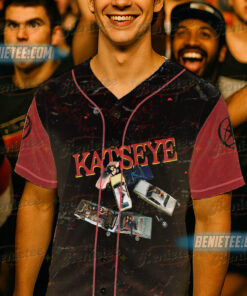 Alternative view of Vintage Katseye Beautiful Chaos Tracklist Baseball Jersey, Kpop Katseye Jersey, Katseye Gnarly Shirt, Katseye Tour Shirt, Katseye Soft is Strong