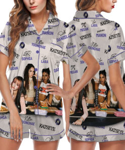 Katseye Beautiful Chaos Tracklist Pajamas Set Short, Katseye Kpop Pajamas, Katseye Gnarly Shirt, Gabriela Shirt, Katseye Soft is Strong Tee
