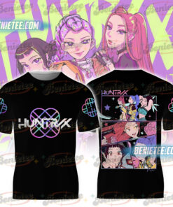 Demon Hunters Shirt 3D, Huntrix Girls Shirt 3D, Mira Rumi Joey Shirt, Demon Hunter Kids Shirt, Gift For Kpop Fan, Kpop Movie