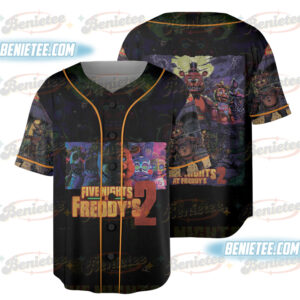 Halloween Horror nights 2025 Baseball Jersey, Universal Studios Scary movie shirt, Five Nights at Freddy's Halloween Jersey