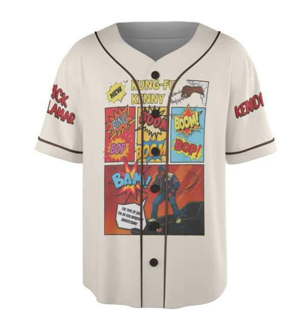 Alternative view of Kendrick Lamar Inspired Kung Fu Kenny Jersey